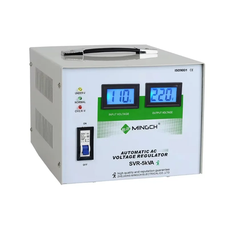 Servomotore monofase AVR 5000VA Stabilizzatore regolatore di tensione automatico 5000W 6000W 220V 6KW per computer da forno
