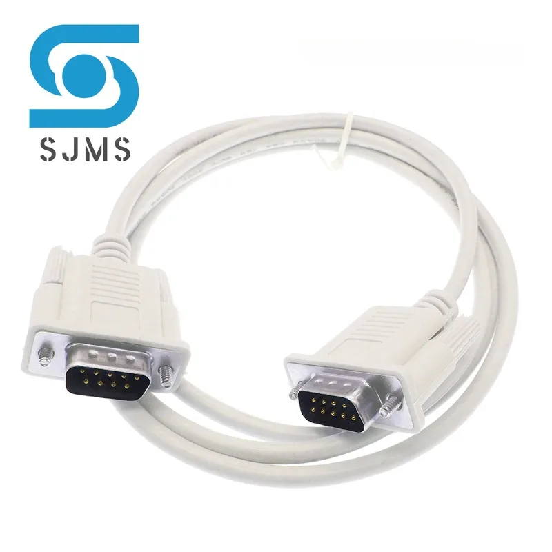 1PCS DB9 Serial cable 9Pin RS232 Male/Female PC converter Expansion cable Connectors D-SUB 9Pin conversion cable 1.5M extension