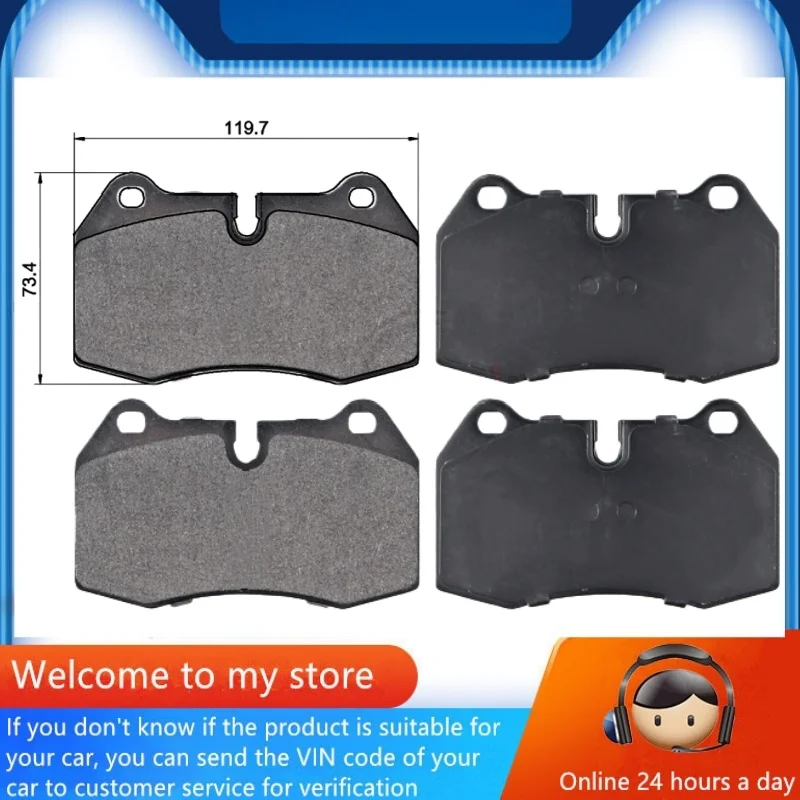 For BMW 728i 728iL 730d 730iL 735i 735iL(E38) 840Ci(E31) Front Brake Pads/Auto Parts -60005