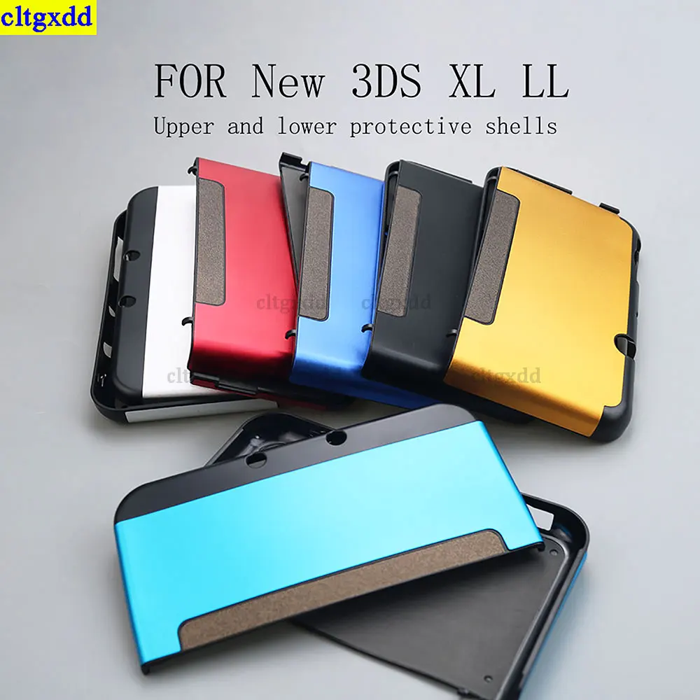 

cltgxdd 1piece FOR NEW 3DS XL LL game controller hard aluminum protective case top and bottom protective cover shell for new 3DS