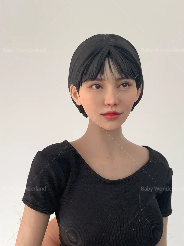 1/6 1/12 Malowane w skali słynne japońskie aktorki i piękności Model głowy dla 12-calowych 6-calowych kobiecych figurek akcji Body Dolls