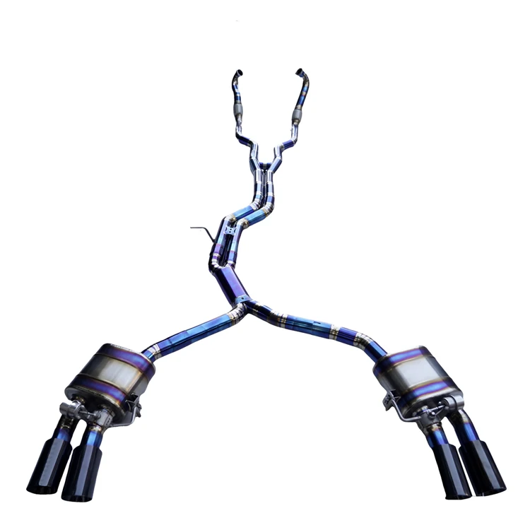 

High Performance Titanium Catback Exhaust Pipe for Audi S4 S5 /B8 B9 Titanium Exhaust System Valved Muffler