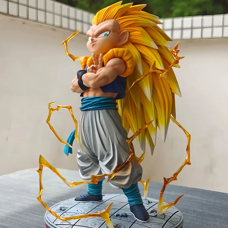 

Anime Dragon Ball Figures Super 3 Gotenks Action Figures SJJ3 PVC Collection Model Periphery Toys Ornament Birthday Doll Gifts