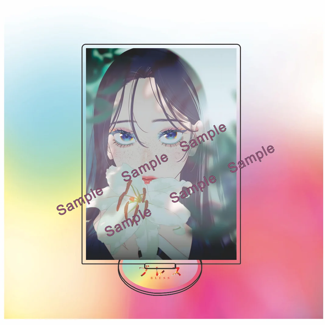 BLESS Manga Aia Utagawa Double Sided Printed Acrylic Stand Figure Anime Desk Decor Collectible Keychain Hot New