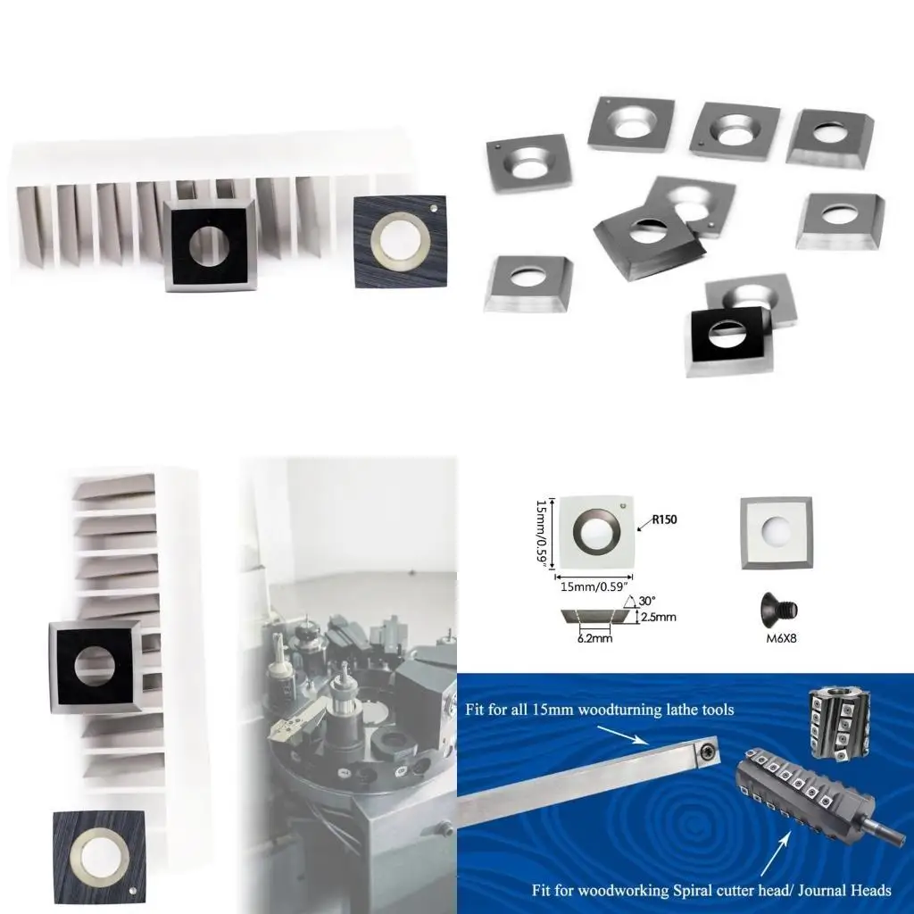 

652F Cutter for Woodworking Cutter Heads Woodturing Lathe 10PCS