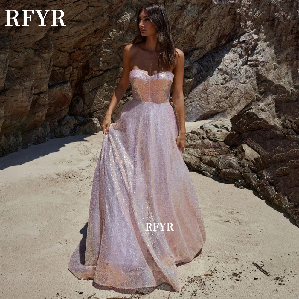 

Вечернее платье RFYR Sweetheart с блестками, пышное платье А-силуэта для выпускного вечера, праздничное платье с корсетными вставками, нарядное платье для торжественных случаев, на заказ