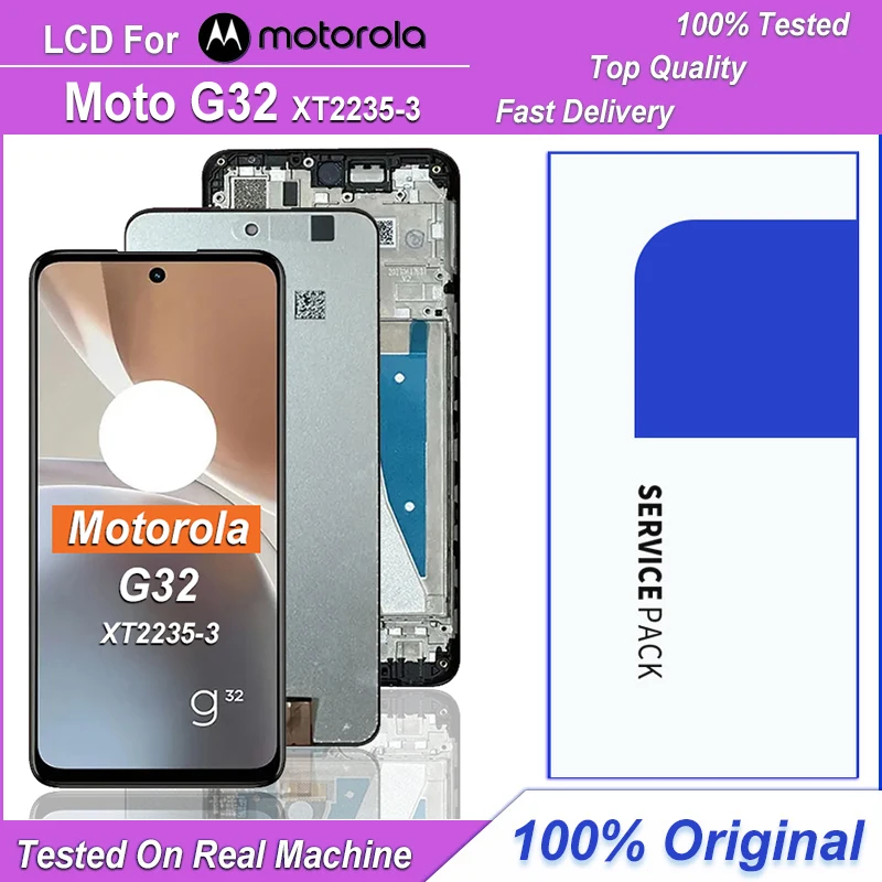 

6.5" Original LCD Display For Motorola Moto G32 LCD Touch Screen Digitizer Assembly For Moto G32 XT2235-2 XT2235-3 Display