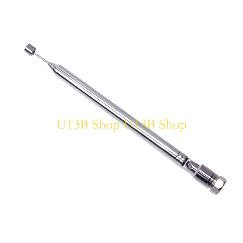 U13B F -Funklengel für W/ 3 -Adapter FM Aerial Teleskope Antenne F Stecker Teleskop Antenne 180 Grad Biegung ohne