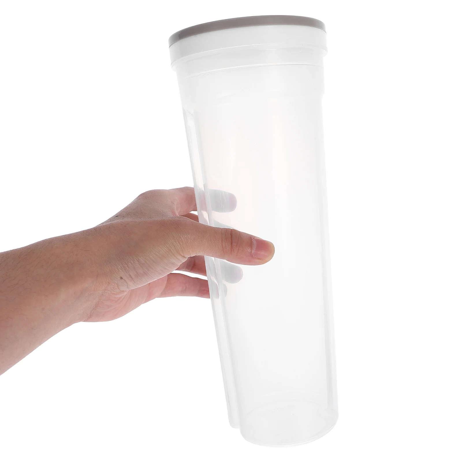 

Multifunctional Food Storage Container Rotatable Lid Noodles Grains Dry Beans Clear Waterproof Mothproof Kitchen Helper Large
