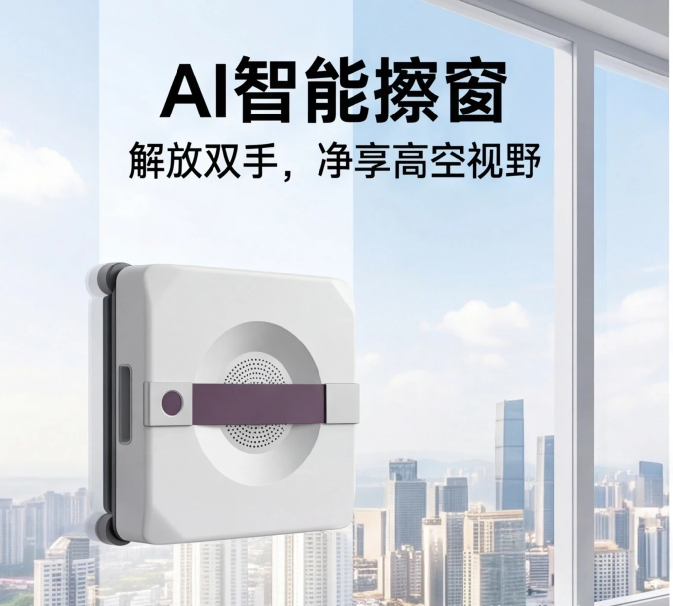 high-altitude window cleaning mechine intelligent electric window cleaning machine vacuum adsorption window cleaning artifact