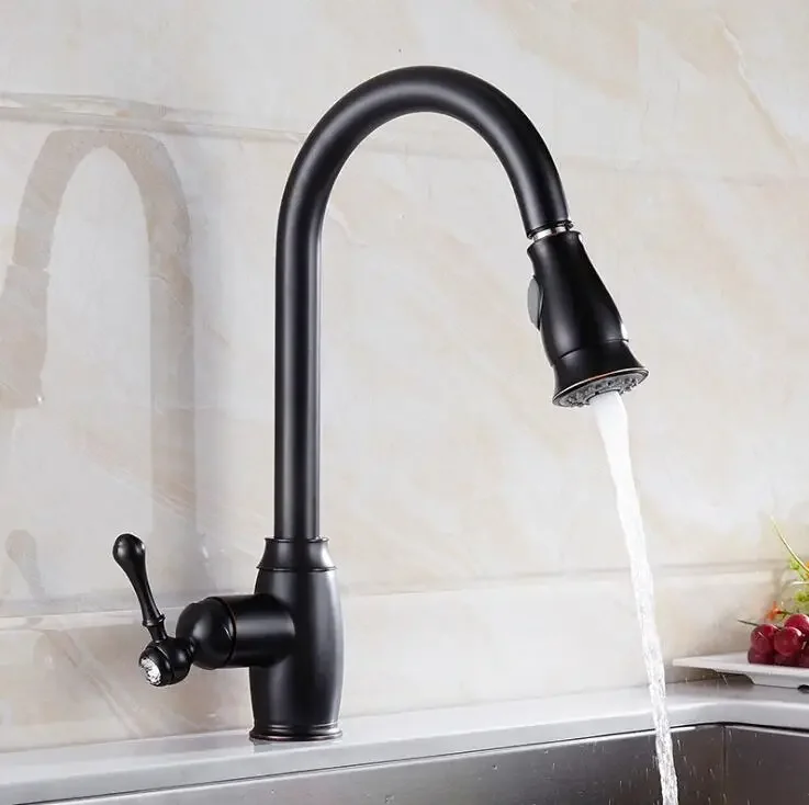 Bronze Black/Chrome/Nickel Kitchen Faucets Grifo Pull Out Kitchen Robinet Cold And Hot Tap