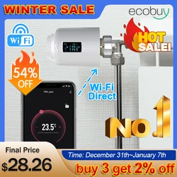 Tuya WiFi Thermostatic Valves Tuya Smart Radiator Valve Thermostatic Head Smart Home Thermostat Wifi Alexa Google Assistant