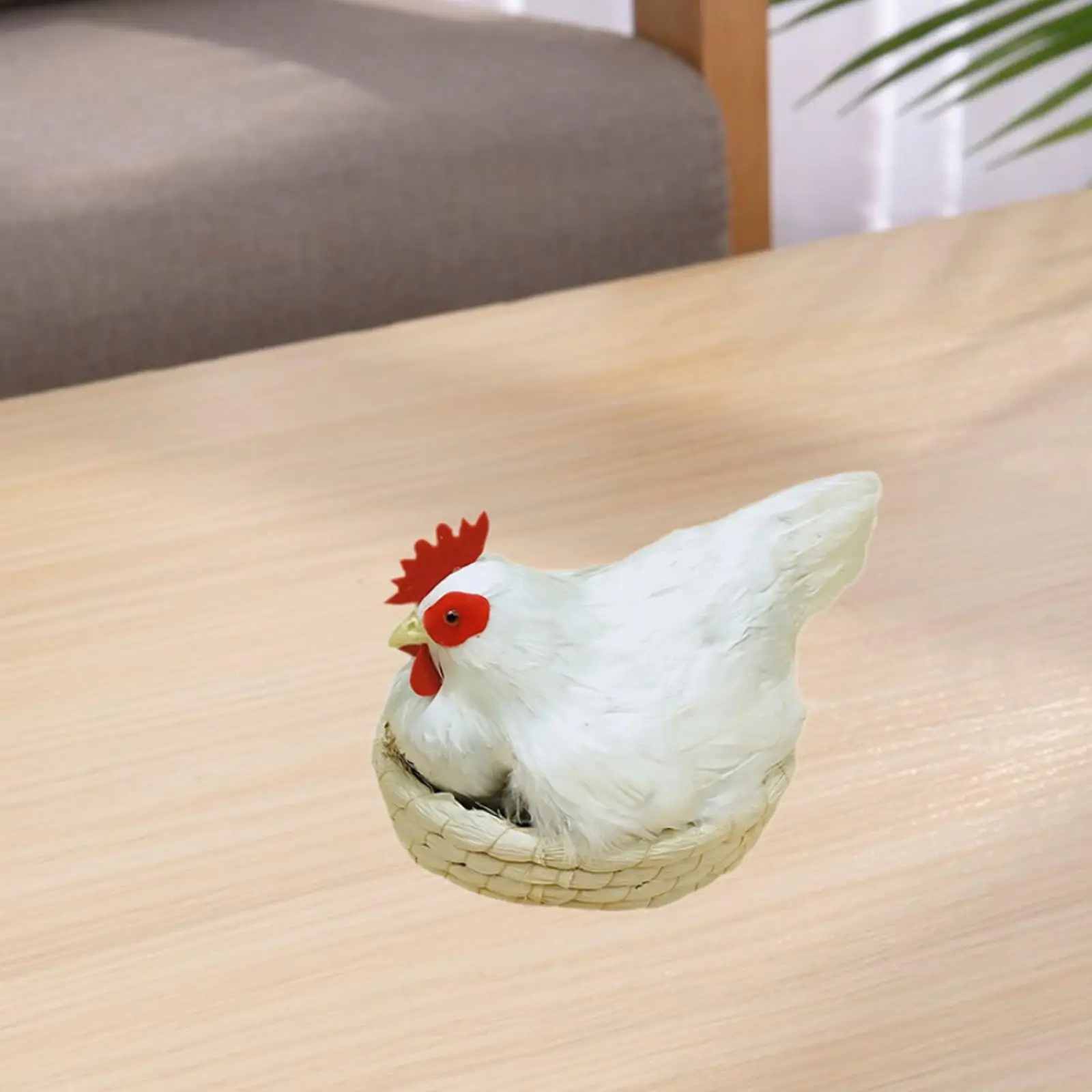 Chicken Simulation Model Simulation Hen Model Ornament for Yard Kitchen Home