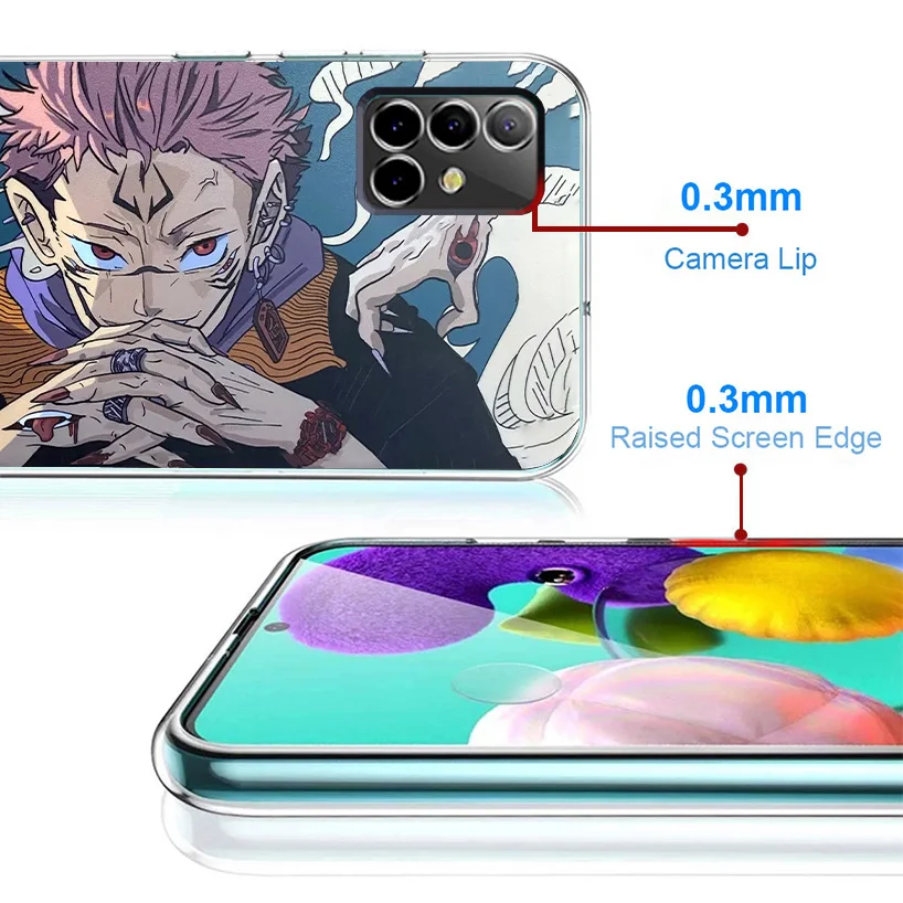 Japan Anime Jujusu Kaisen Phone Case For Samsung Galaxy A15 A14 A13 A12 A55 A54 A53 A52 A35 A34 A33 A32 A25 A24 A23 A22 A05S A04