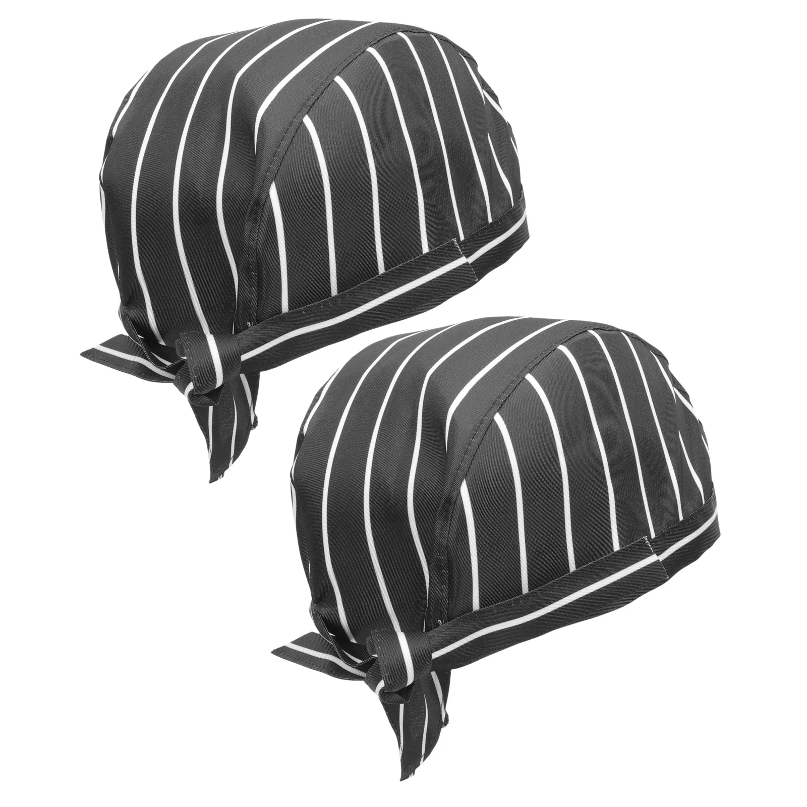 2 Stück atmungsaktive Kochmützen, Unisex, schwarz, weiß, Baumwolle, für Küche, Kochen, Catering, Restaurant, Kochmützen, Küchenbedarf