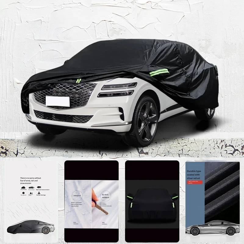 

For Genesis-GV80 Auto Anti snow Anti dust Anti-uv Anti peeling paint And Anti Rainwater 210t car cover Car cover protection