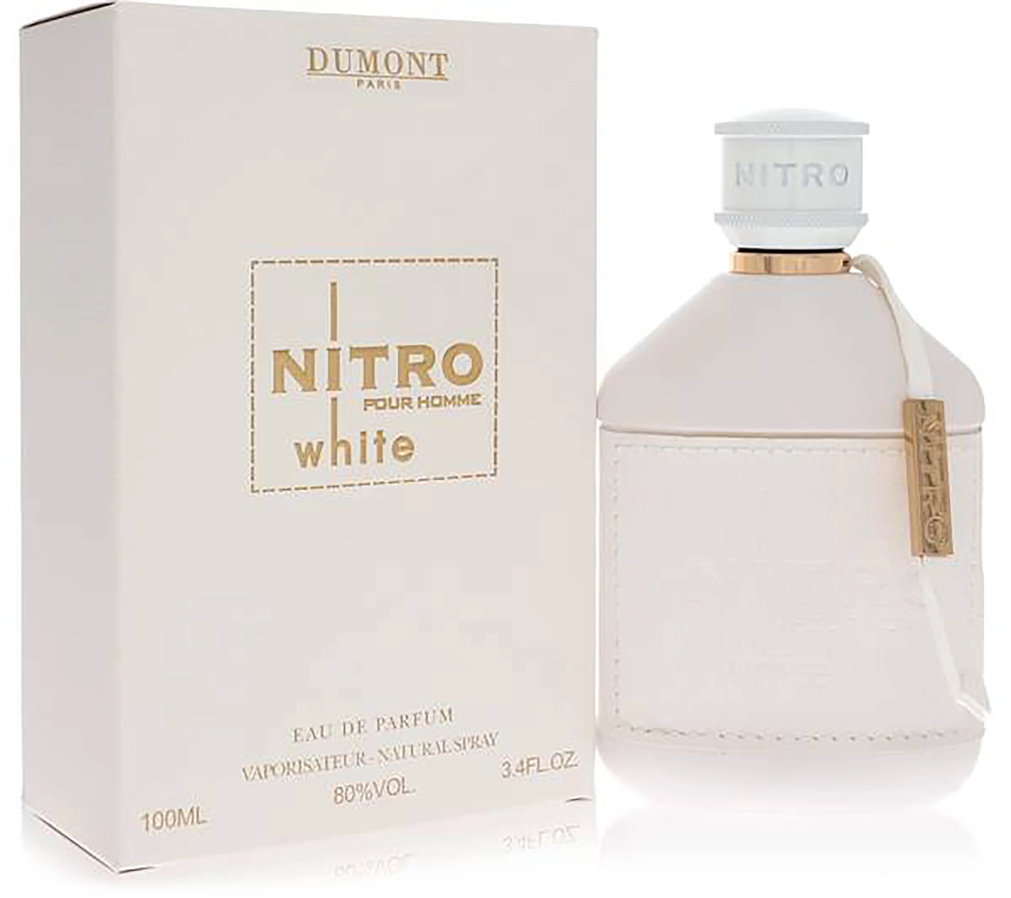 

Dumont Nitro White Men's Perfume - Clean White Musk & Floral Notes, Ideal Gift for Any Occasion
