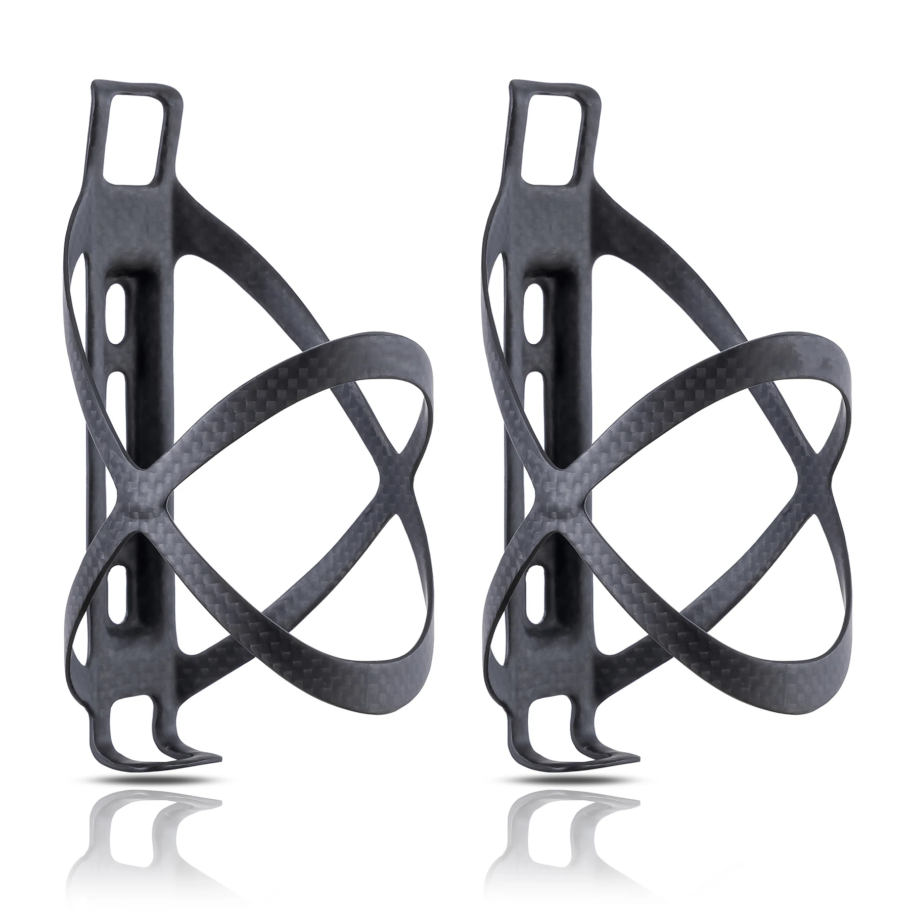 

HUALONG Full Carbon Fiber Bicycle Bike Water Bottle Cage Holder Mountain Road Bike Water Bottle, Weight (16±2g).