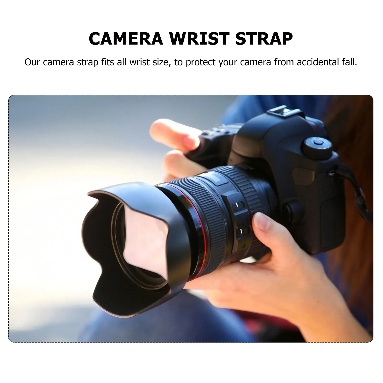 

Camera Wrist Strap Adjustable Rope Micro Single Hand Lanyard Red Braided Ropes for