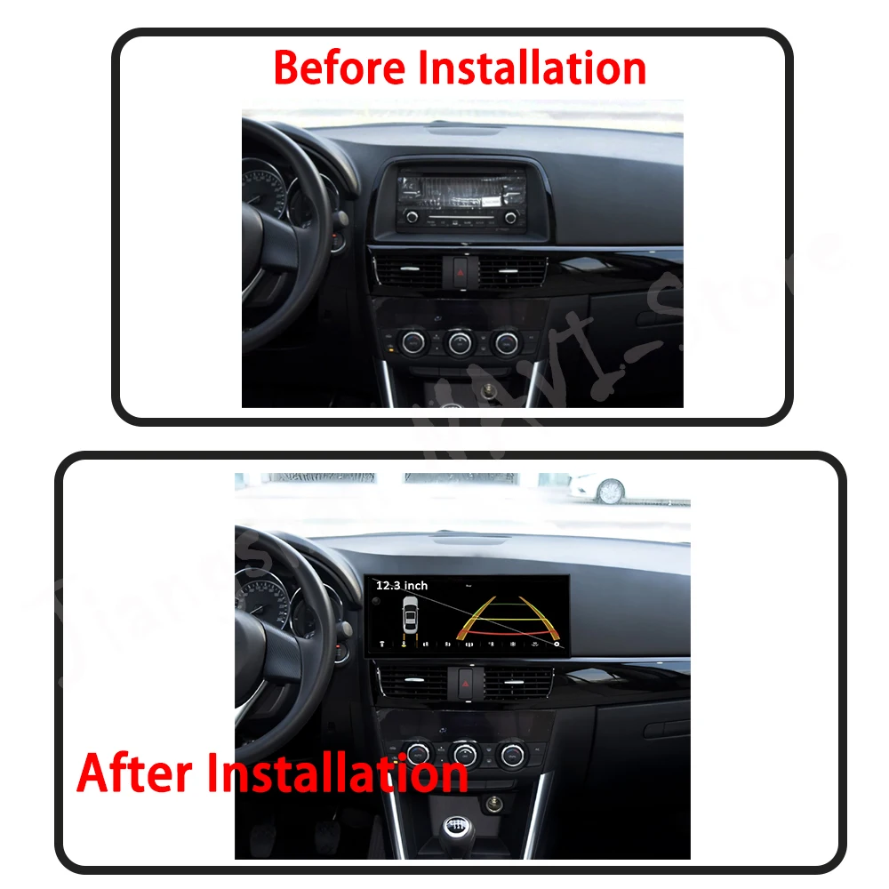 Car Radio Android 16 DSP Stereo For Mazda CX-5 2013 2014 2015 Wireless Carplay MultimediaVideo Player WiFi GPS Navigation
