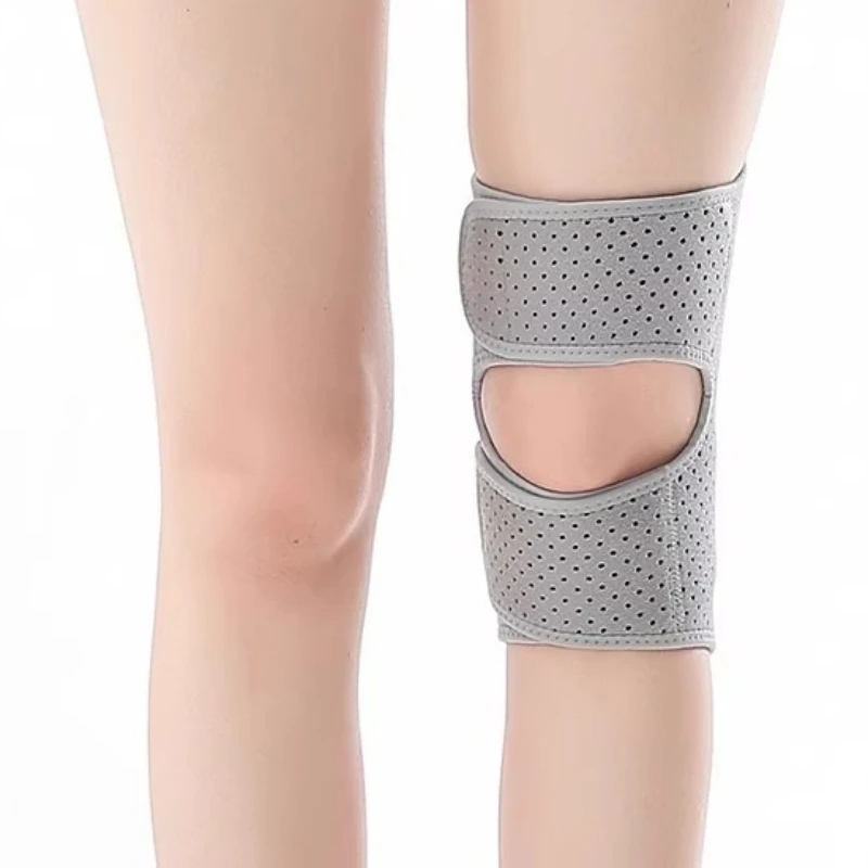 Elderly Mobility Assistance Leg Booster Three Carbon Steel Springs Sweat Wicking High Pressure Punch Holes Knee Joint Protector