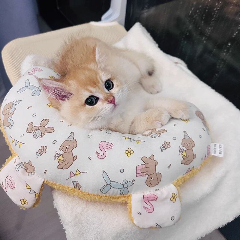 Image 4: Couverture chaude et moelleuse pour animaux de compagnie, oreiller pour dormir, petit chien, dessin animé doux, tapis pour chat mignon, fournisseur