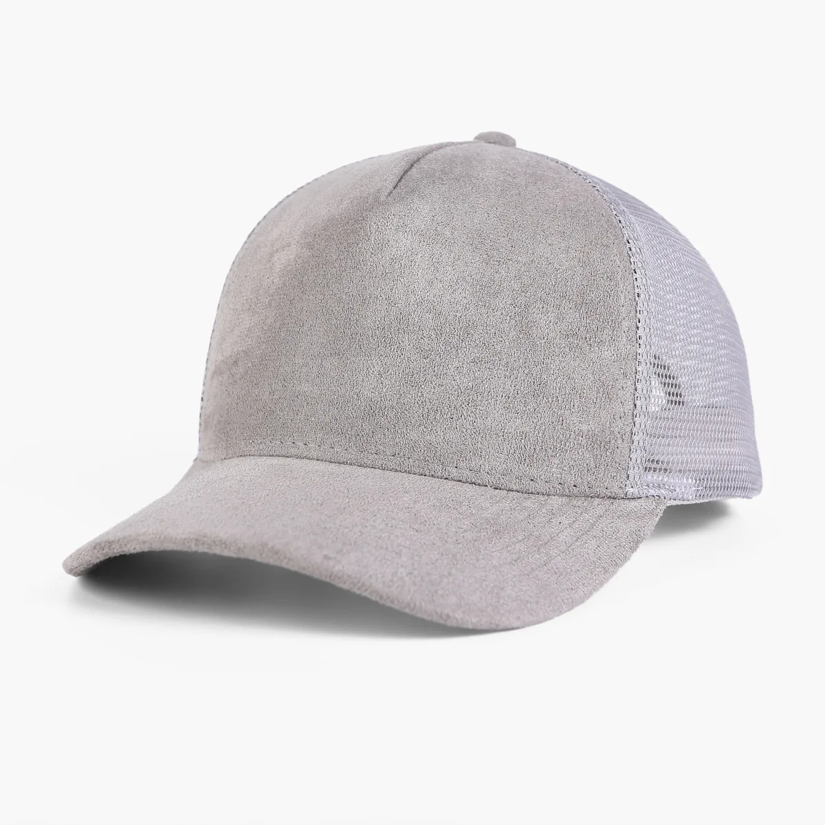 1 Stück Baseballkappe für Herren 5-Panel Mesh Wildleder Trucker Hut Damen Frühling Sommer Outdoor Sportmützen Einfarbige Gorros – Detail 5