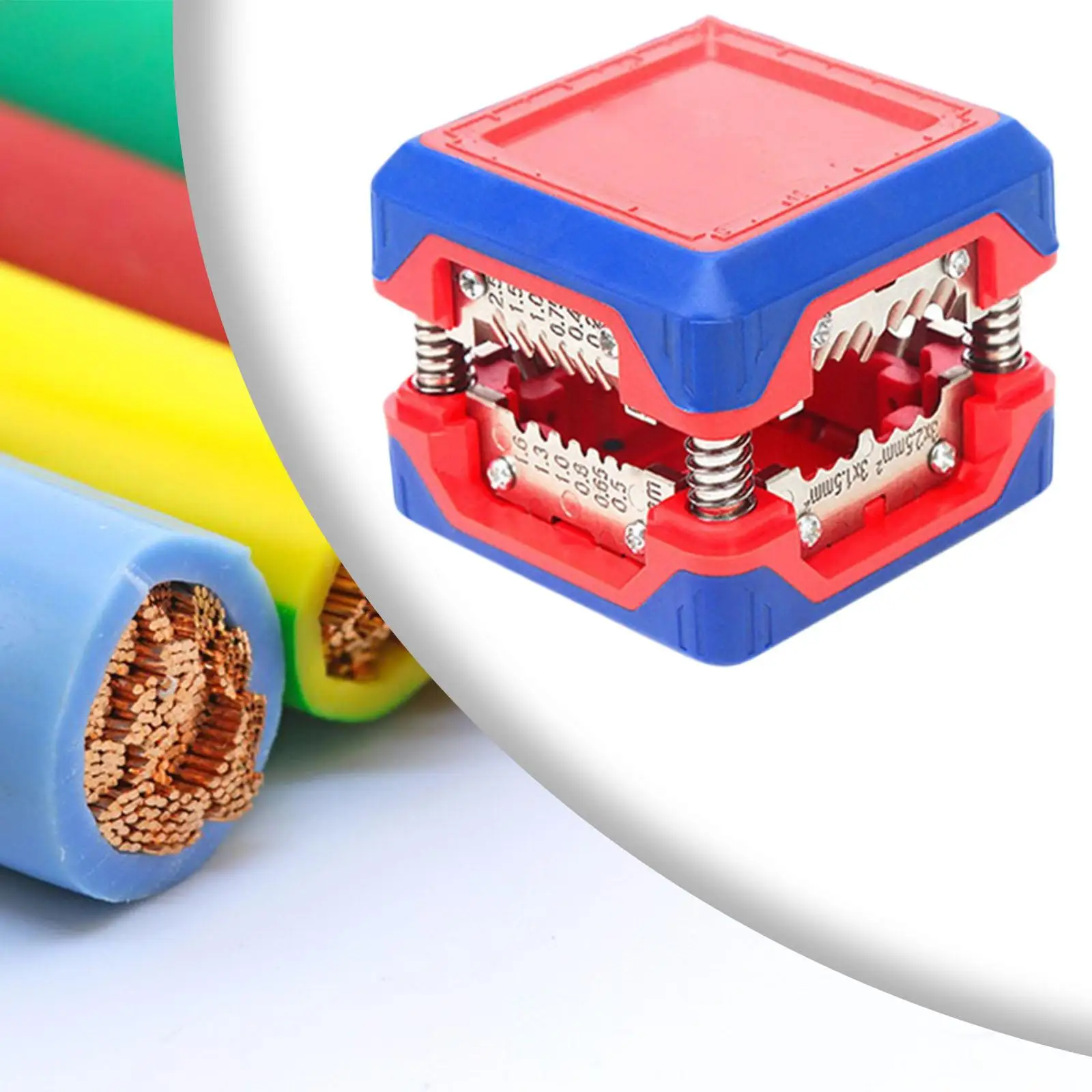 

Wire Stripper Box Universal for Cable Recycling Compact Functional Portable Cable Cutter Wire Stripping Tool Multifunctional