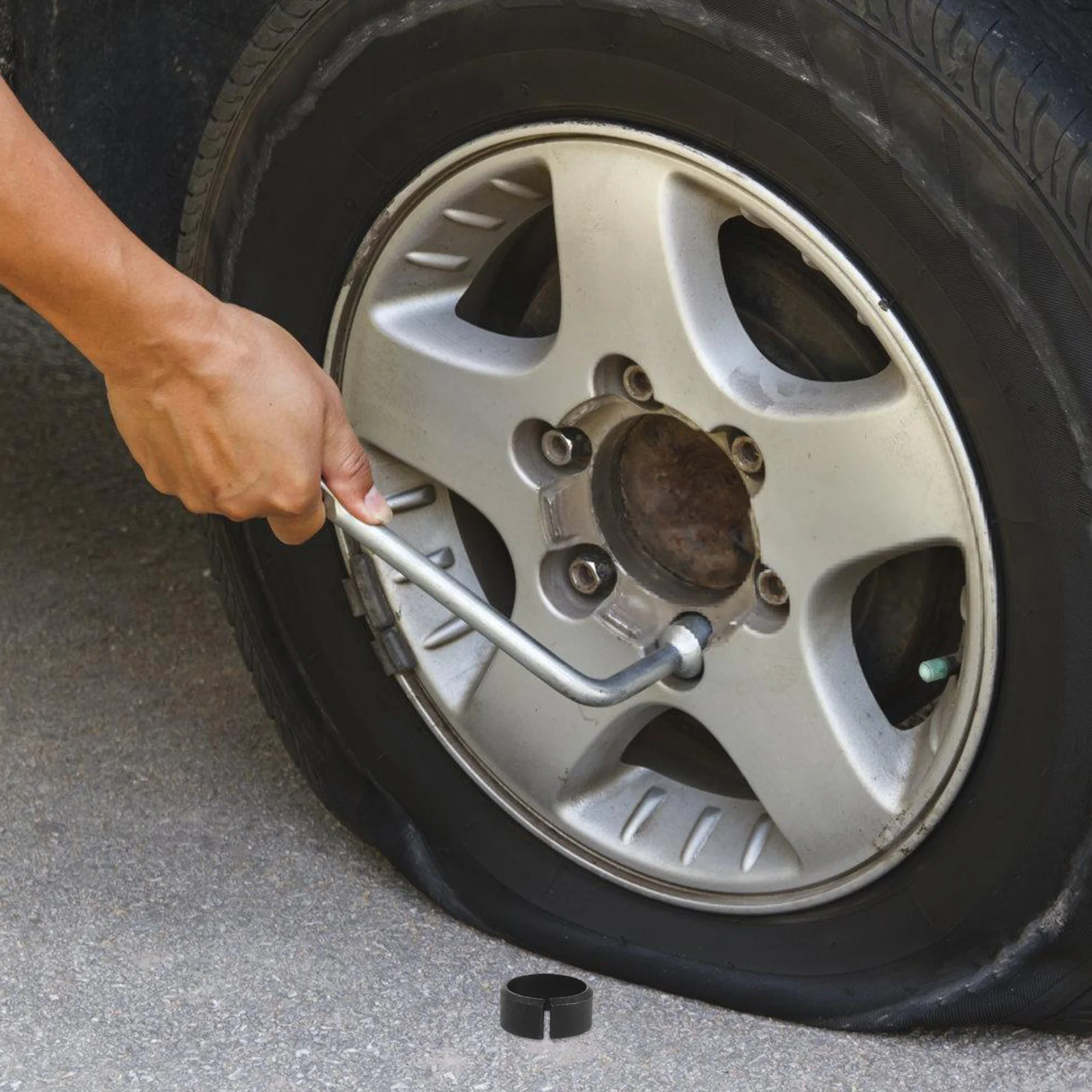 

10pcs Aluminum Positioning Balance Set Lightweight Durable For Car Trailer Hub Center Ring Wheel Lock Nut Wheel Lug Bolts