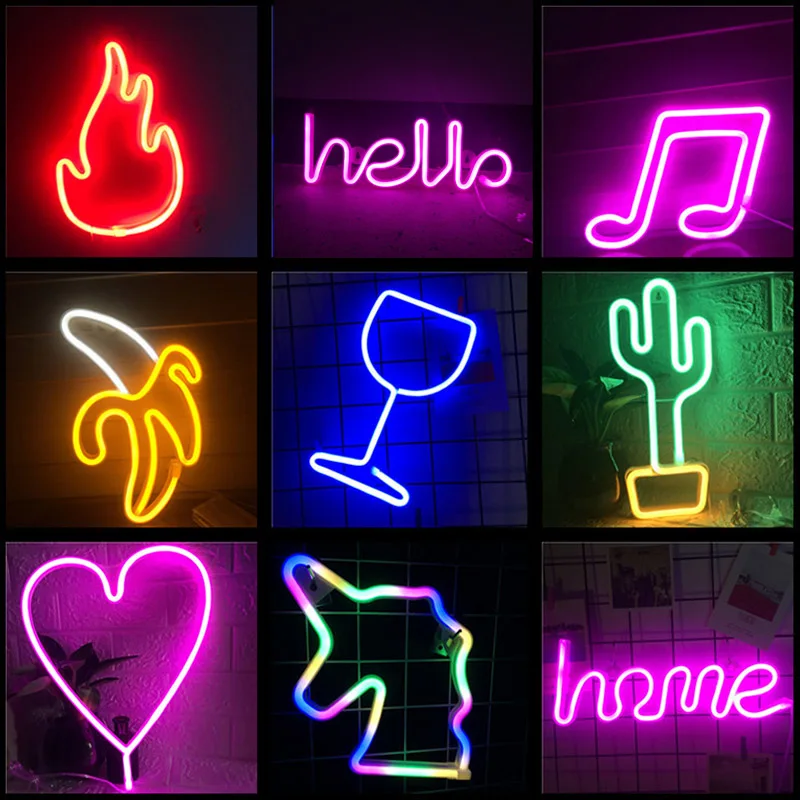 Banana Neon Sign Light LED Hanging Wall Lamp Night Light for Bedroom Kids Room Bar Party Wall Decor Birthday Christmas Gift