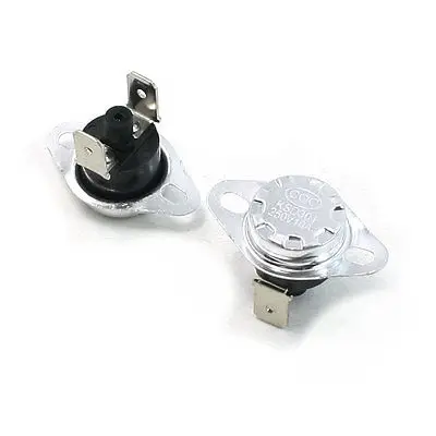 NC Soldered Type 125C Manual Operation Reset Thermal Thermostat 10A AC250V