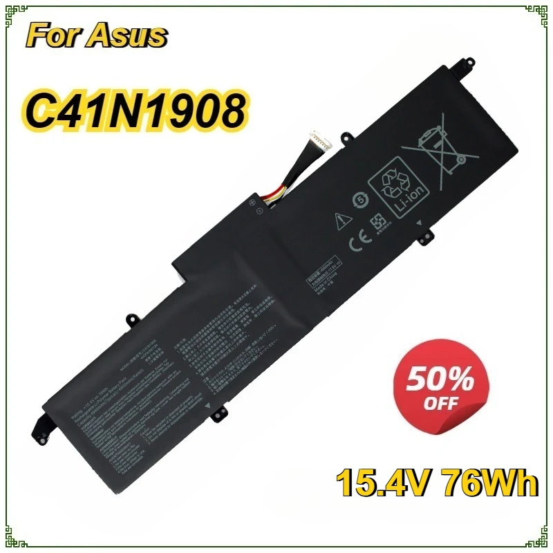 

C41N1908 0B200-03610000 Аккумулятор для ноутбука Asus RoG Zephyrus G14 GA401 GA401II GA401IV GA401IH GA401IU GA401QE GA401QM GA401QH