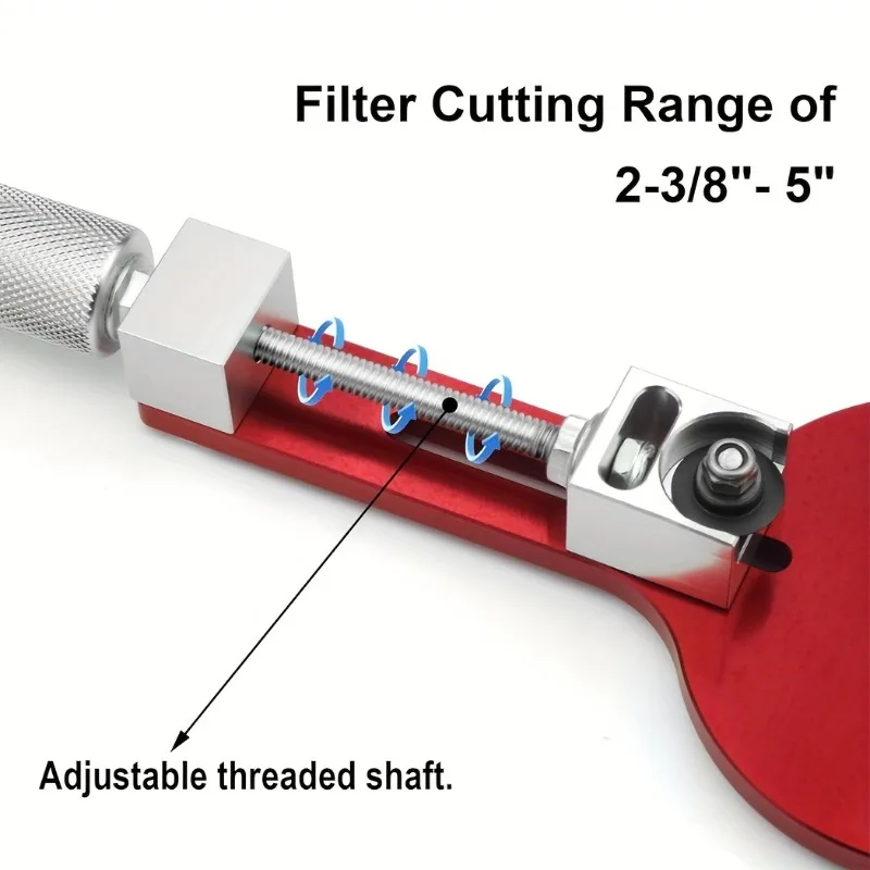 

Инструмент для резки масляных фильтров 77750, диапазон 2-3/8 до 5 дюймов, с запасным лезвием, из алюминиевого сплава, для автомобилей и мотоциклов