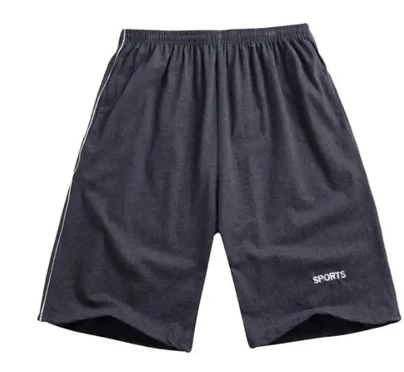 Men\'s plus size shorts plus size 8XL 9XL 10XL waist 142cm summer large elastic sports casual loose large size 58 black shorts