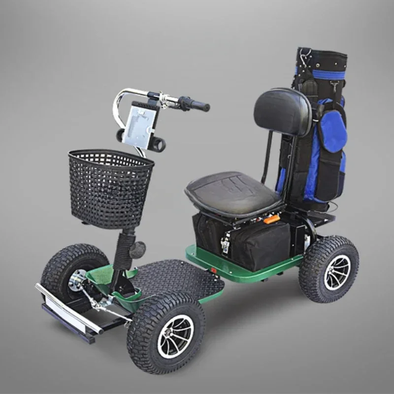 

4 Wheel Wave Handle 1 Person Single Seat Electric Vehicle Golf Scooter