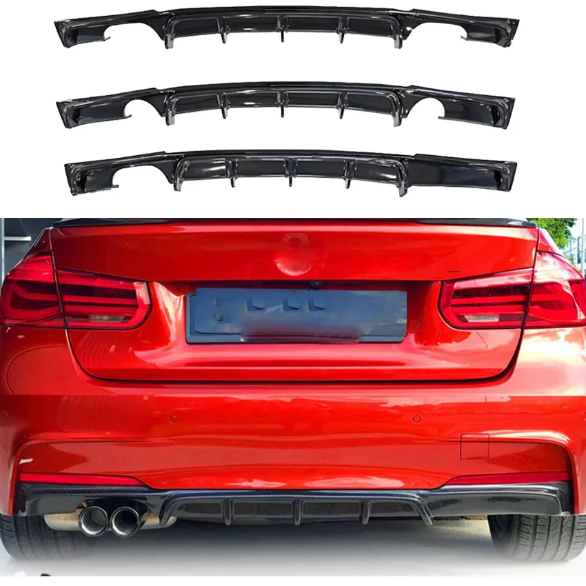 

2012 To 2019 For BMW 3 Series F30 F31 F35 M Sport M Performance Rear Bumper Lip Spoiler Splitter Diffuser By High Quality ABS