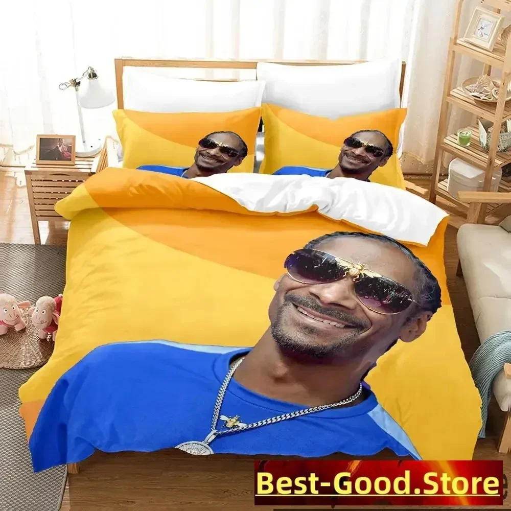 3D Print Snoop Dogg Rapper Bedding Set Boys Girls Twin Queen King Size Duvet Cover Pillowcase Bed boys Adult Home Textileextile