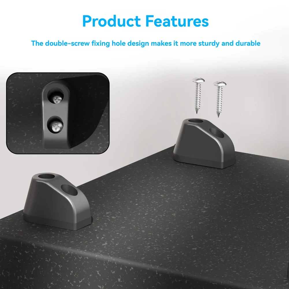 ABSK-Audio Amplifier Speaker Base Pad 4PCS Universal Non-Slip Silicone Buffering Foot DIY Player Record Player