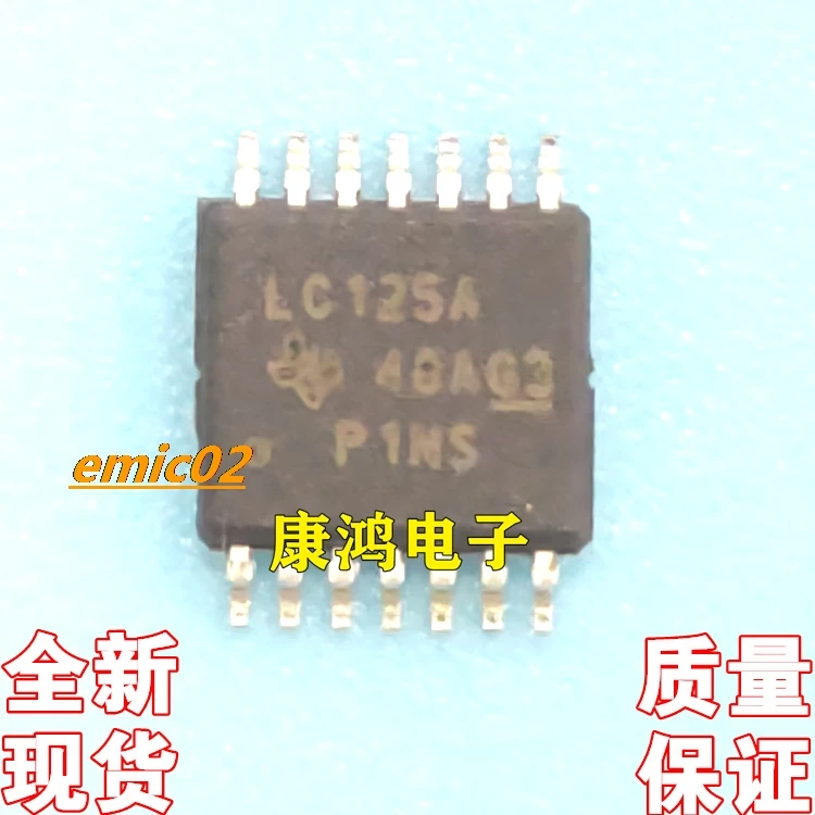 10pieces Original stock  SN74LVC125APWR  LC125A  TSSOP-14