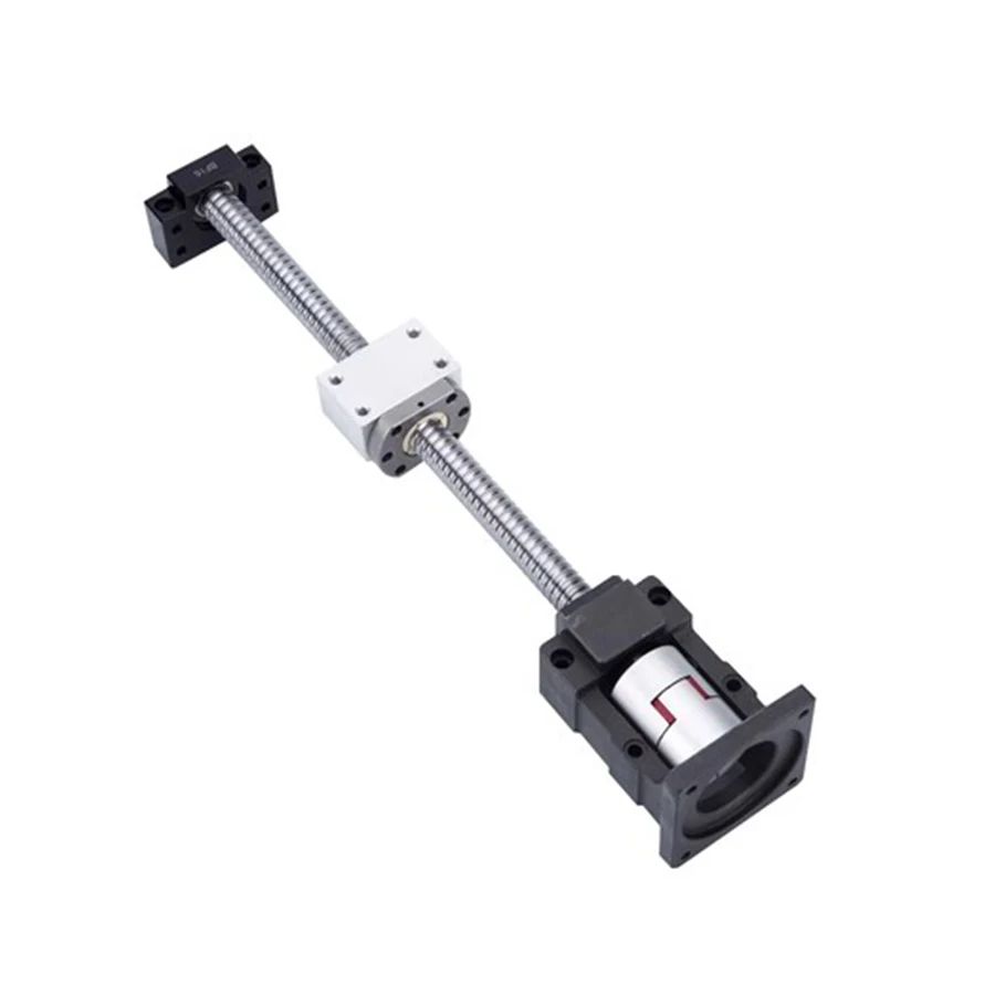 Imagem -02 - Trilhos Hgw15cc Slider Sfu1604 1605 1610 Ballsscrew com Porca Ferro Fundido Hm1257 Acoplamento Bf12 Dsg16h Comprimento 12002500 mm Hgr15