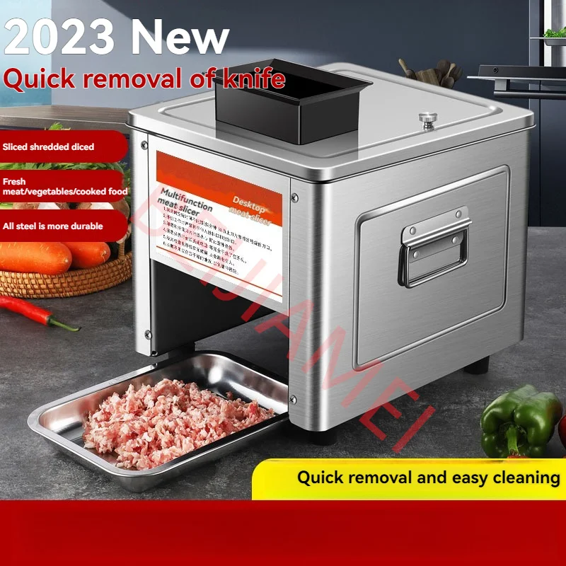 Electric Vegetable Cutter Machine Multifunctional Commercial Pepper Slicing Shredder Cutting Machine Scallion for Home Use