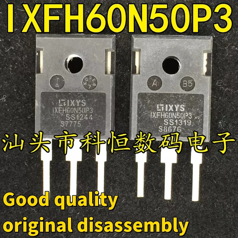 1pcs Genuine Used Original disassembly IXFH60N50P3 60N50P3 60A 500V MOS TO-247 In Stock