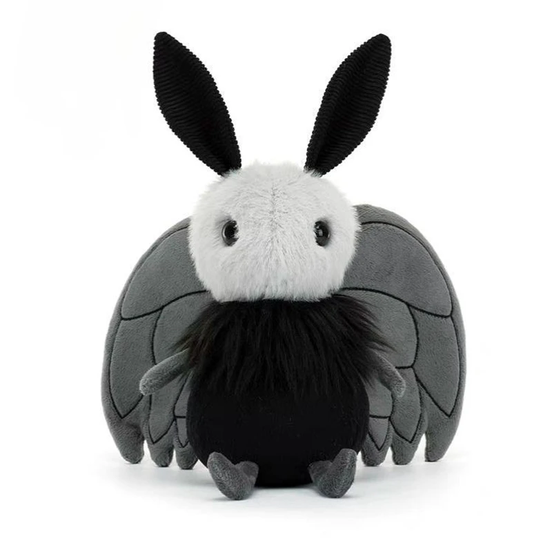 

20cm Cute Halloween Moth Doll Ghost Cartoon Plush Toy Party Atmosphere Ghost Festival Costume and Get a Cheap Birthday Gift