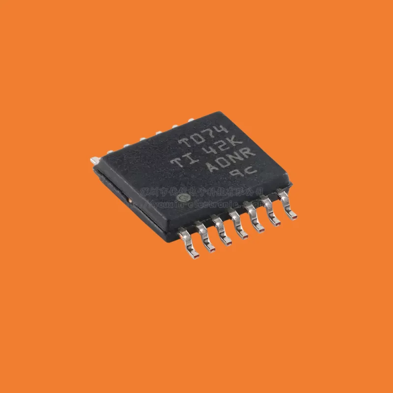 10PCS/original genuine TL074CPWR TSSOP-14 four channel JFET input operational amplifier chip