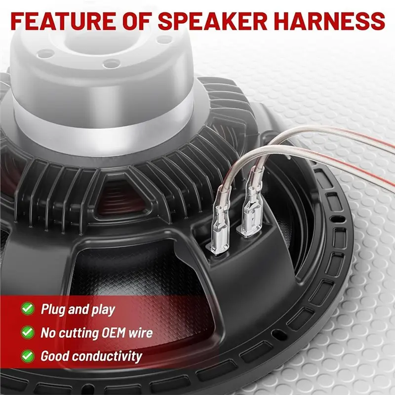 A03Z-Car Dash Tweeter Speaker Wiring Harness 4Runner 2003-2020 For Toyota 2007-2021 Aftermarket Speaker Cable Adapter