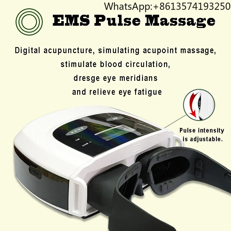 

FFITONG Myopia Eye Massager Eye Trainer EMS Pulse Improve Vision Eye Patches for Adult Kids Eyesight Enhance