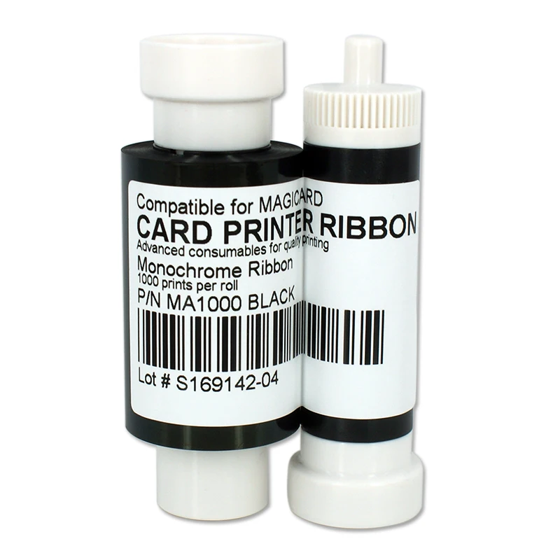 New Black Ribbon 1000 prints For Magicard MA1000K Magicard Pronto Enduro3E Rio Pro Card Printer