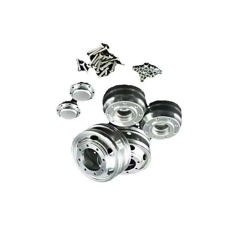 RC model LESU Front Wheel Metal Hub Parts For 1/14 RC Dumper Tractor DIY Truck Model Tamiya Outdoor TH02492 rc accessories