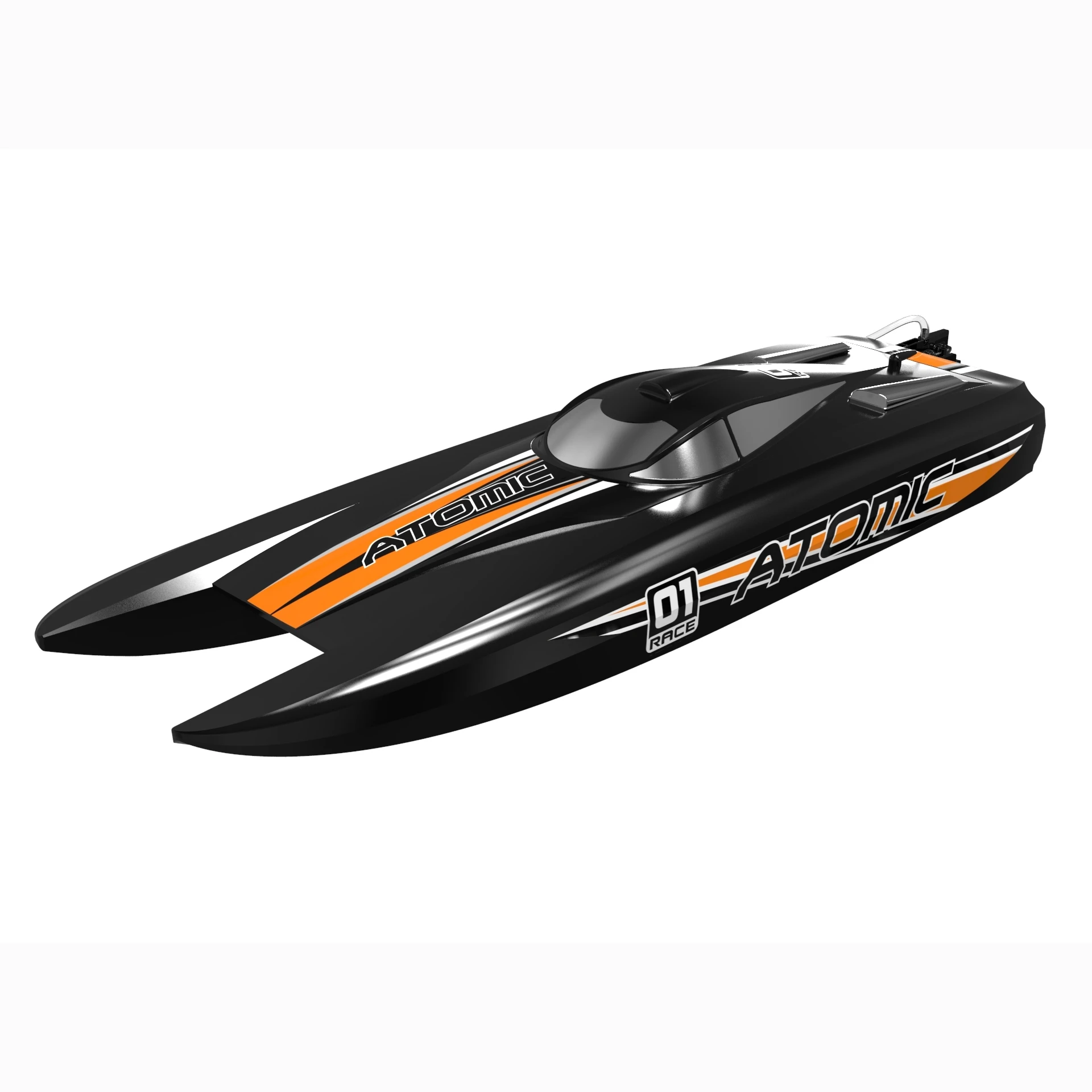 Brushless RC Racing Water Proof Boat High Speed Electronic Remote Control Boat for Adults or Kids RTR(AtomicX 792-6)