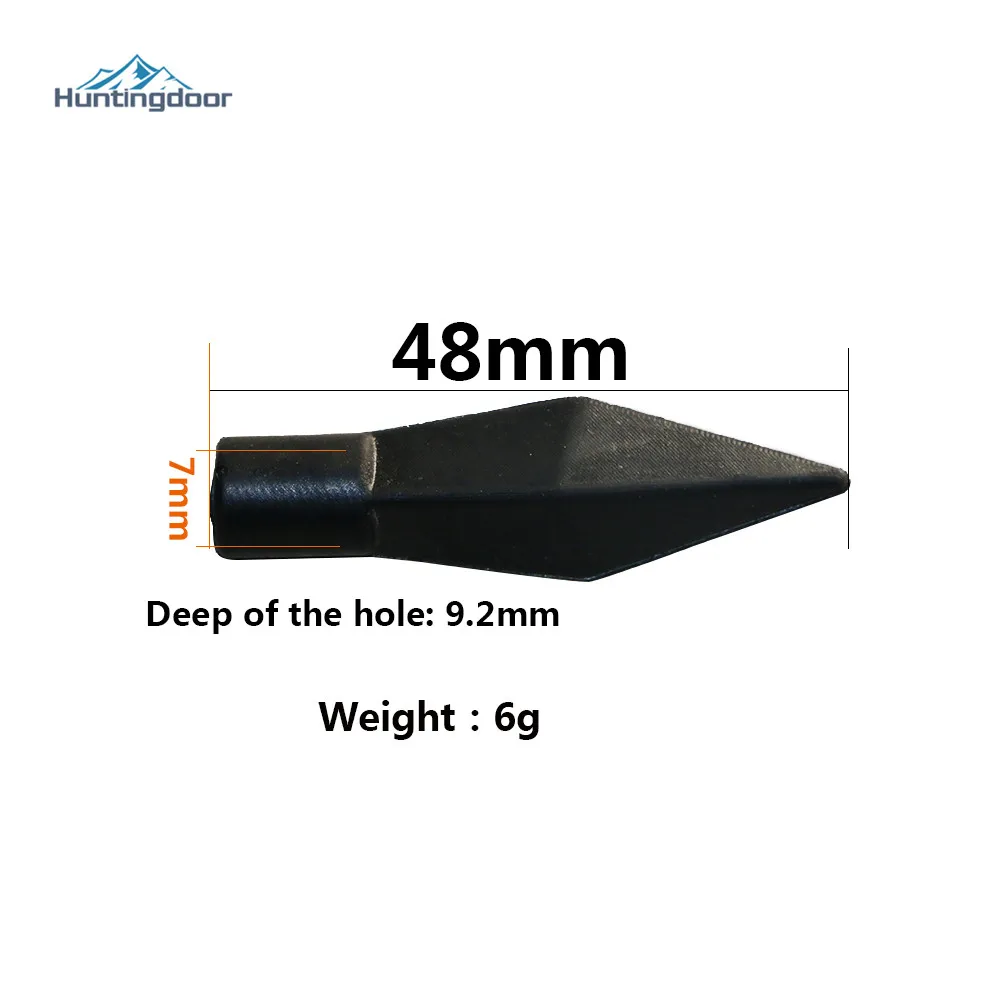 Wholesale Arrow Head Archery Replacement Rubber Broadhead Black Soft Arrow Tip Point Target Practice Archery for teens Safety